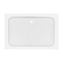 Душовий піддон KAPIELKA ST120x80х14 низький, прямокутний, діаметр зливу 52 мм Lidz (LKAST1208014)