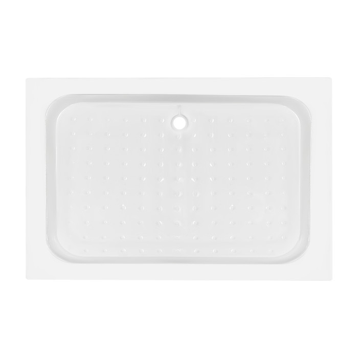 Душовий піддон KAPIELKA ST120x80х14 низький, прямокутний, діаметр зливу 52 мм Lidz (LKAST1208014)