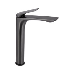 Змішувач для раковини Qtap Vlasta New високий QTVLA269GMB45653 Gunmetal Black PVD (QTVLA269GMB45653)