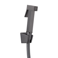 Змішувач для раковини Qtap Gemini (з гігієнічним душем) QTGEM272GMB45692 Gunmetal Black PVD (QTGEM272GMB45692)