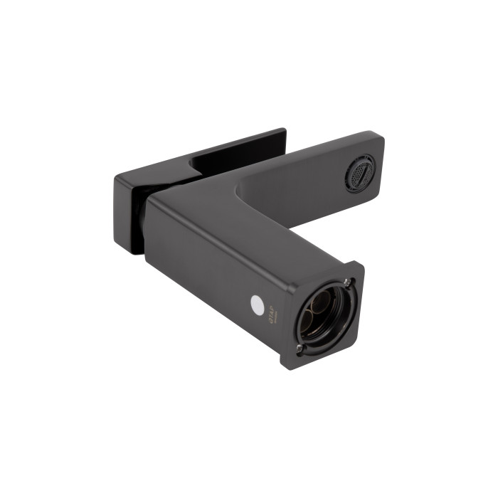 Змішувач для раковини Qtap Gemini (з гігієнічним душем) QTGEM272GMB45692 Gunmetal Black PVD (QTGEM272GMB45692)