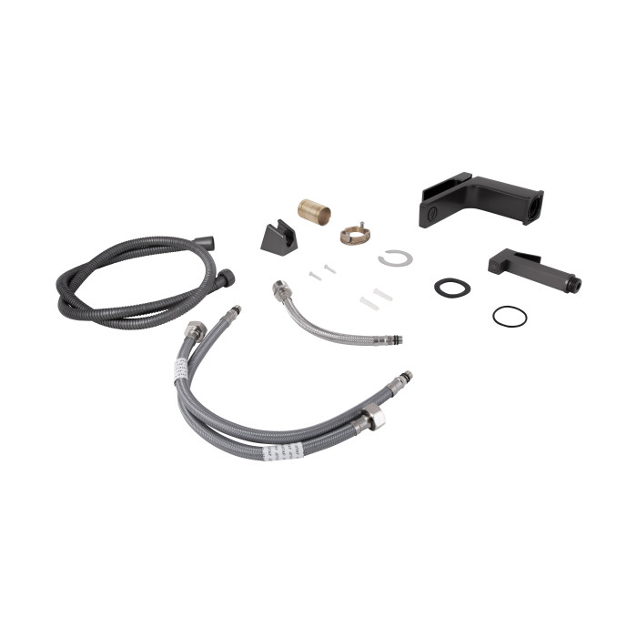Змішувач для раковини Qtap Gemini (з гігієнічним душем) QTGEM272GMB45692 Gunmetal Black PVD (QTGEM272GMB45692)