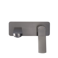 Змішувач для раковини Qtap Slavonice прихованого монтажу QTSLA273GMB45920 Gunmetal Black PVD (QTSLA273GMB45920)