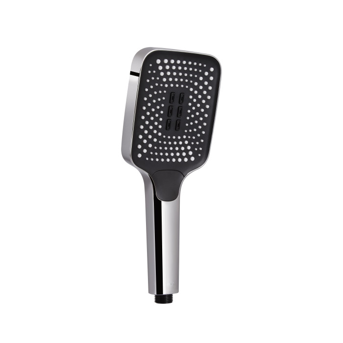 Лійка для ручного душу Qtap Rucni 140x110 мм прямокутна QTRUC125CRM45954 Chrome (QTRUC125CRM45954)