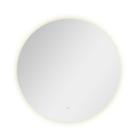 Дзеркало Qtap Taurus R800 з LED-підсвічуванням Touch, з антизапотіванням, з димером, рег. темп. кольору (3000-6500K) QT2478R807 (QT2478R807)