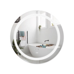 Дзеркало Lidz Aria R600 з LED-підсвічуванням Touch, з антизапотіванням, з димером, рег. яскравості LD78LR600 (LD78LR600)