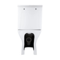 Унітаз підлоговий Qtap Aries Rimless безобідковий з сидінням Soft-close WHITE QT03228302W (QT03228302W)
