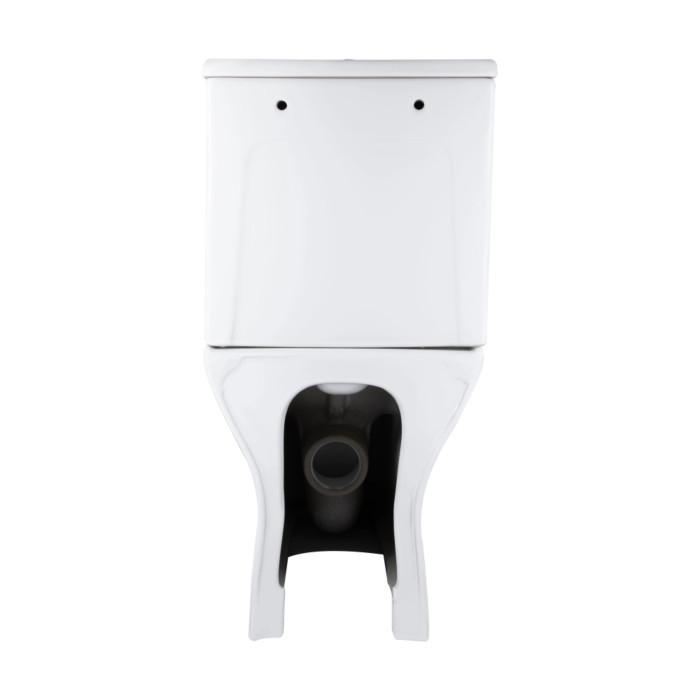 Унітаз підлоговий Qtap Aries Rimless безобідковий з сидінням Soft-close WHITE QT03228302W (QT03228302W)