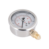 Манометр із гліцерином Thermo Alliancе Forte 4 бар, 1/4"З, нижнє підключення TAF170G4B (TAF170G4B)