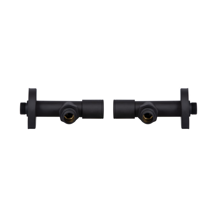Комплект кранів Thermo Alliance Standart 1/2" З для рушникосушарки кутовий чорний SF395W15B (SF395W15B)