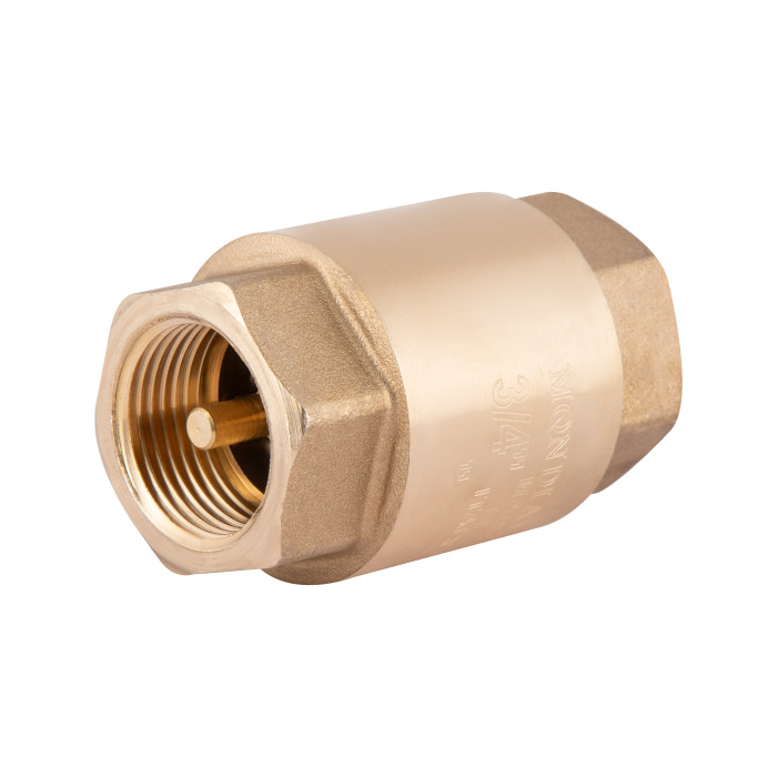 Зворотний клапан Icma з латунним штоком 3/4" №53 (83053AE05)