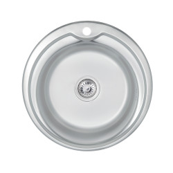 Кухонна мийка Brinex 510-D 0,8 мм Satin (BRIN510SAT08) (BRIN510SAT08)