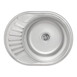 Кухонна мийка Brinex 5745 0,8 мм Micro Decor (BRIN5745MDEC0) (BRIN5745MDEC08)