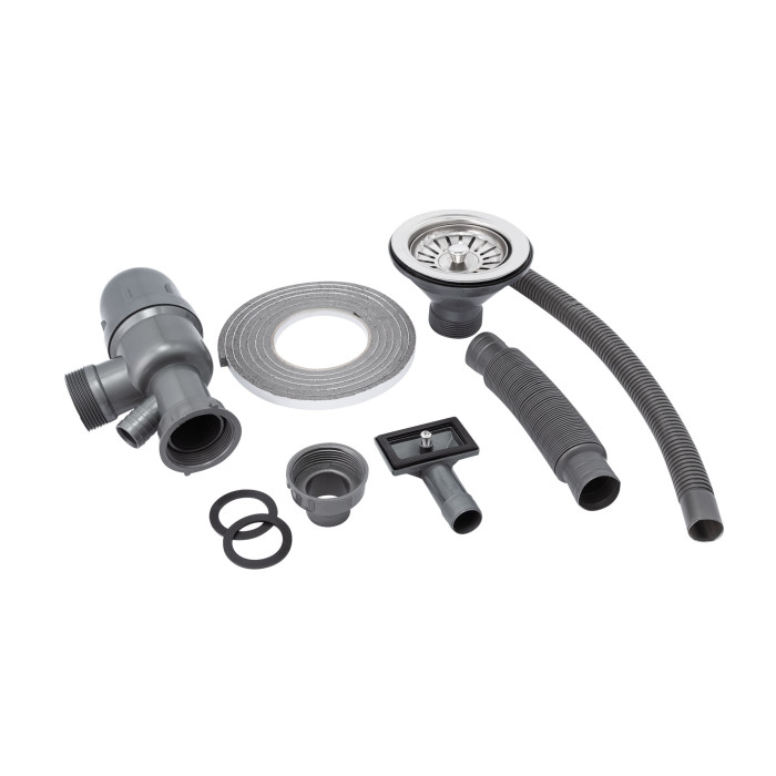 Кухонна мийка Brinex 6050-R 0,6 мм Satin (BRIN6050RSAT06) (BRIN6050RSAT06)