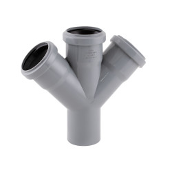 Хрестовина каналізаційна TA Sewage 50, 45° (CZ050002)