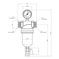 Фільтр самопромивний  Icma 1 1/4" №750 (83750AG05)