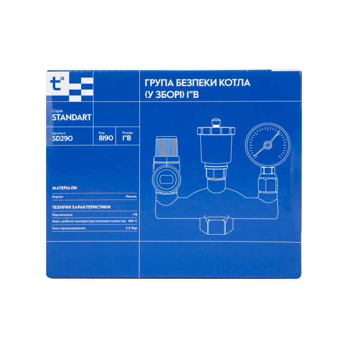 Група безпеки котла Thermo Alliance Standart  1" SD290 (SD290)