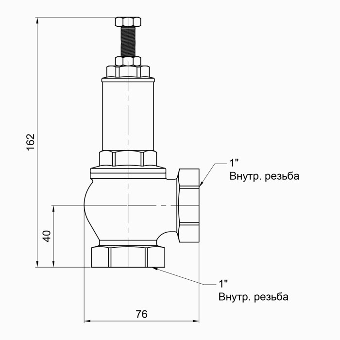 Предохранительный клапан Icma 1" ВР №254 (91254AF05)