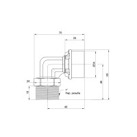 Кутик прес Icma 32х1" ЗР №404 (81404AFGQ06)