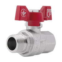 Кран кульовий SD Forte 1/2" ВЗ для води (метелик) SF607W15 (SF607W15)