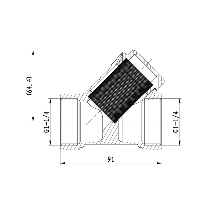 Фільтр SD Forte 1" 1/4 для води SF124W32 (SF124W32)