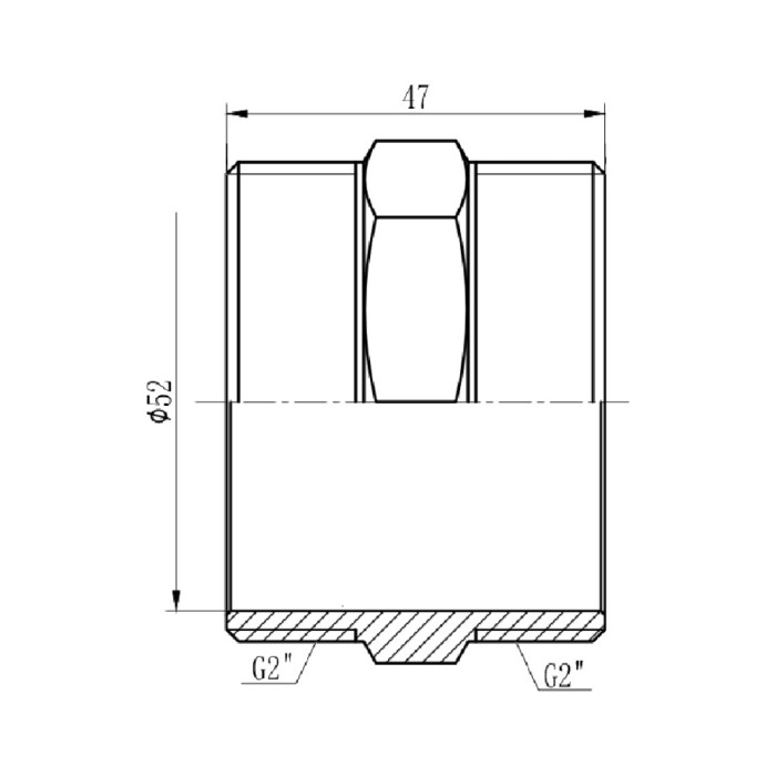 Ниппель SD Forte 2" SF35850 (SF35850)