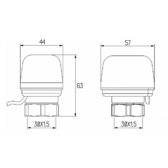 Сервопривод Icma 220V тип відкритий №983 (NA) (82983NA53)