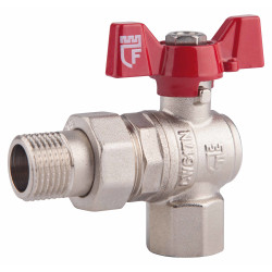 Кран кульовий "Американка" SD Forte 3/4" кутовий SF221W20 (SF221W20)