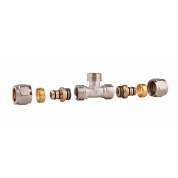 Тройник обтискний SD Forte 16х1/2"х16 ЗР SF178W161516 (SF178W161516)