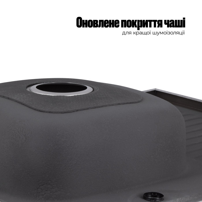 Кухонна мийка Lidz 6080-L 0,6 мм Satin (LIDZ6080L06SAT) (LIDZ6080LSAT06)