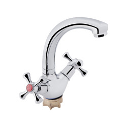 Змішувач для кухні Lidz Lamb 272F двохвентильний LDLAM272FCRM22018 Chrome (LDLAM272FCRM22018)