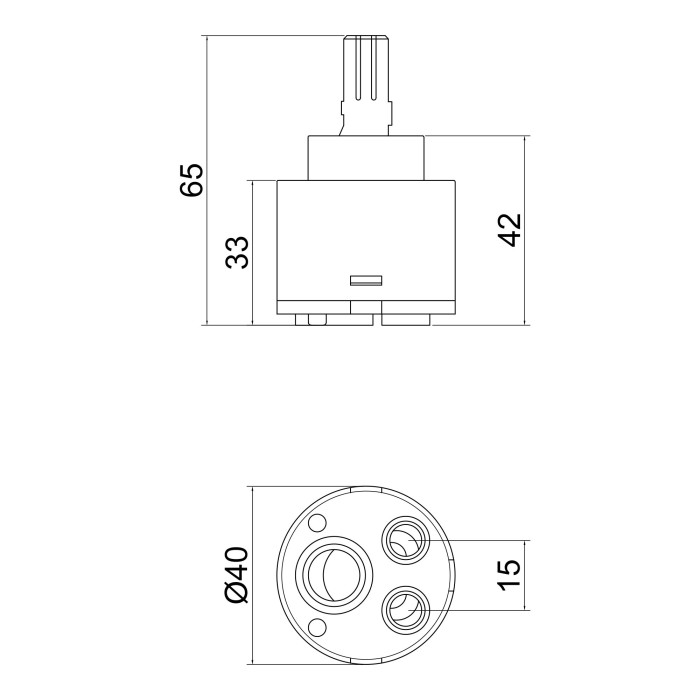 Картридж для змішувача Lidz Repair 40 (k40) LDREP4025840 (LDREP4025840)