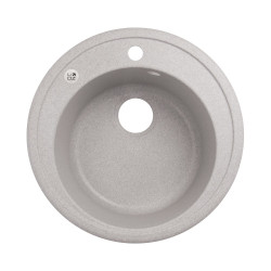 Кухонна мийка Lidz D510/200 GRA-09 (LIDZGRA09D510200) (LIDZGRA09D510200)