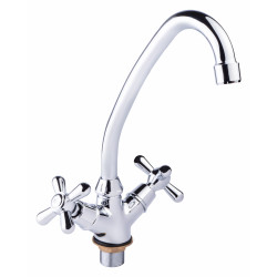 Змішувач для кухні Lidz Dominox 271F двохвентильний LDDOM271FCRM35535 Chrome (LDDOM271FCRM35535)
