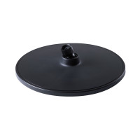 Лійка для верхнього душу Qtap Hlavova 230 мм округла QTHLAVA228O1ZBB Black Matt (QTHLAVA228O1ZBB)