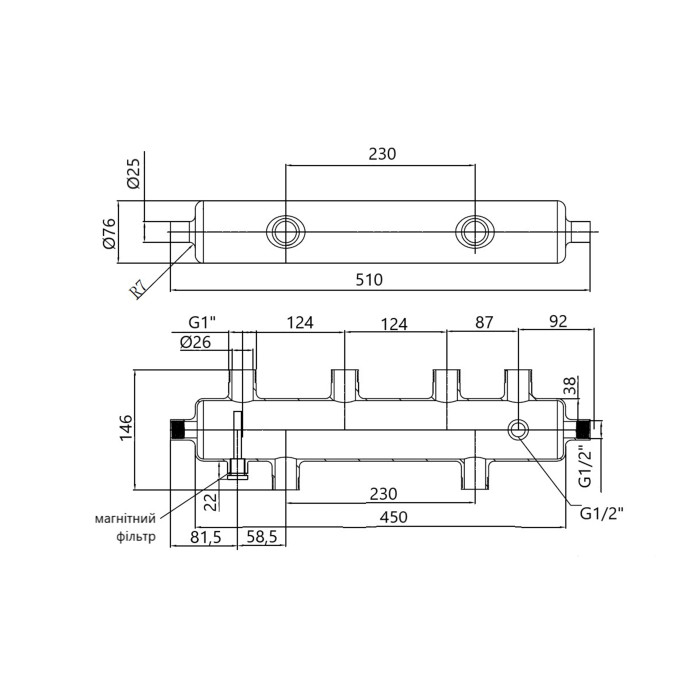 Гідрострілка Thermo Alliance Forte 1" 75 кВт SF29375 (SF29375)