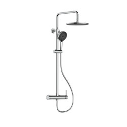 Душова система універсальна Qtap Sloup на два споживача QT57103OC Chrome (QT57103OC)