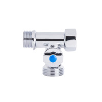 Кран приладовий кульовий SD Plus 1/2"х3/4"х1/2" ЗЗВ SD186W152015 (SD186W152015)