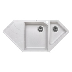 Кухонна мийка з додатковою чашею Lidz 1000x500/225 GRA-09 (LIDZGRA091000500225) (LIDZGRA091000500225)
