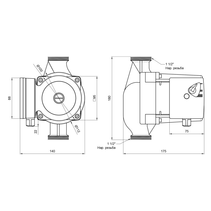 Насос циркуляційний Thermo Alliance LPS 25/80/180 (LPS2580180)