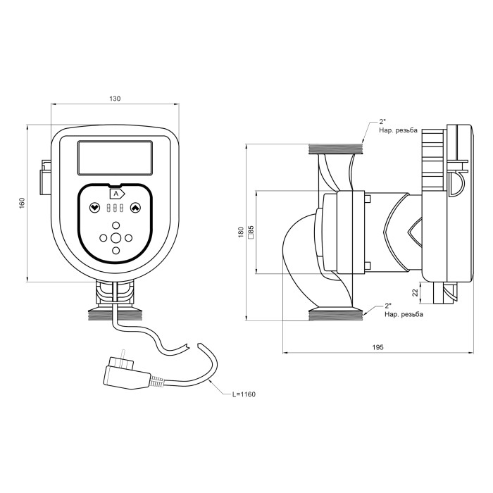 Насос циркуляційний Thermo Alliance LPSA 32/80/180 (LPSA3280180)