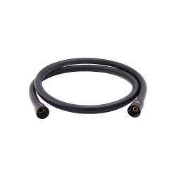 Шланг для ручного душу Qtap Hadice 1200 мм QTHADPVC120B Black Matt (QTHADPVC120B)