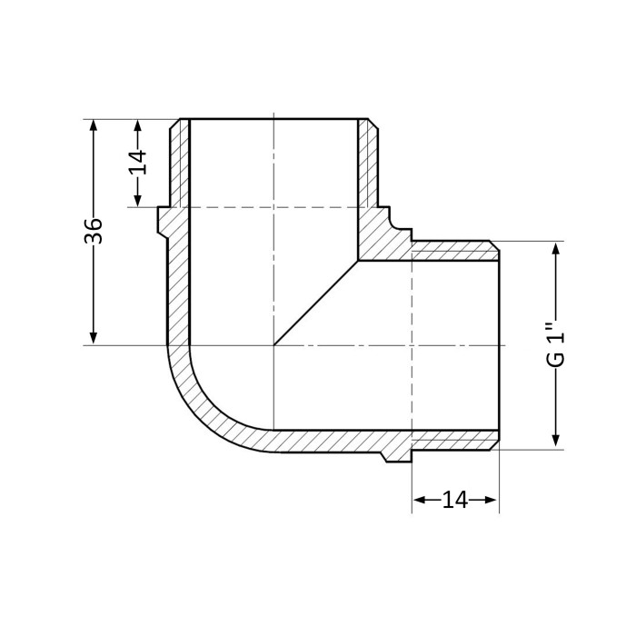 Кутик SD Plus 1" ЗР SD41925 (SD41925)