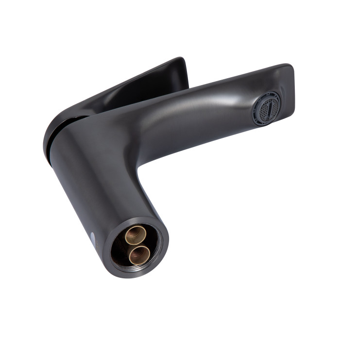 Змішувач для раковини Qtap Vlasta New QTVLA270GMB45641 Gunmetal Black PVD (QTVLA270GMB45641)