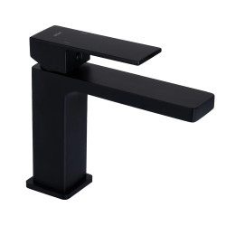 Змішувач для раковини Qtap Gemini QTGEM270BLM45674 Black Matt (QTGEM270BLM45674)