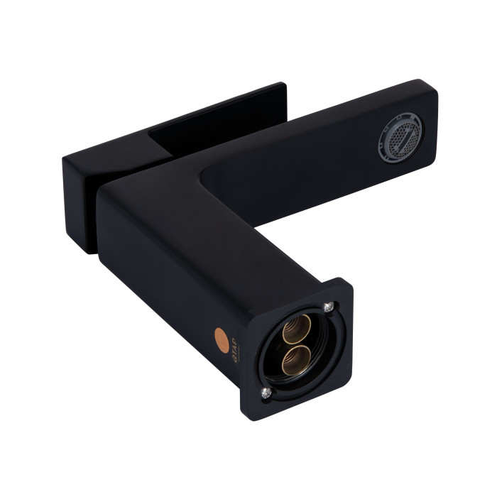 Змішувач для раковини Qtap Gemini QTGEM270BLM45674 Black Matt (QTGEM270BLM45674)