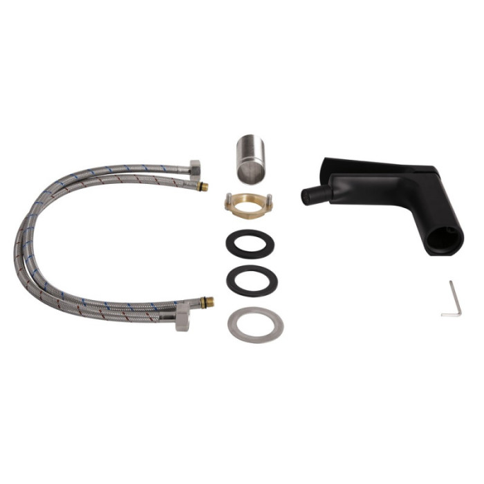Змішувач для біде Qtap Slavonice QTSLA255BLM45922 Black Matt (QTSLA255BLM45922)