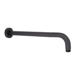 Кронштейн для верхнього душу Qtap Trubice 400 мм округлий QTTRU120BLM45927 Black Matt (QTTRU120BLM45927)