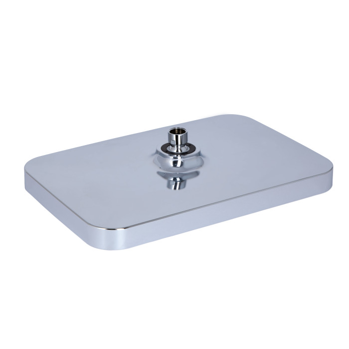 Лійка для верхнього душу Qtap Hlavova 330x220 мм прямокутна QTHLA107CRM45944 Chrome (QTHLA107CRM45944)