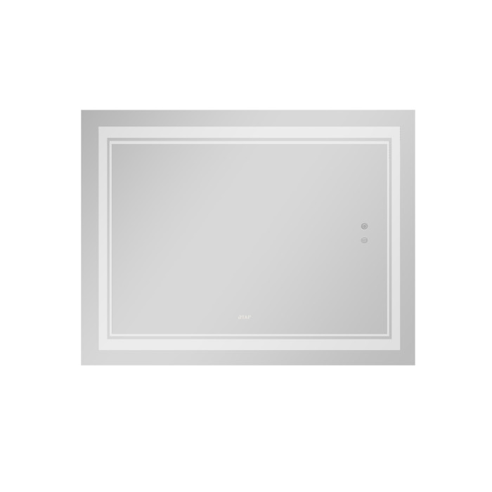 Дзеркало Qtap Cardinal (CA1) 1000х800 з LED-підсвічуванням Touch, з антизапотіванням, з димером, рег. темп. кольору (3000-6500K) QT0478C10080 (QT0478C10080)